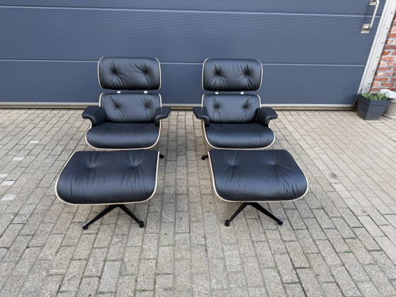Image 1 of 2 sillones Vitra Eames Lounge originales + otomana de palisandro