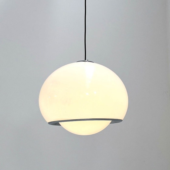 Witte Bud hanglamp van Studio 6G voor Guzzini, jaren 70. – Hanglampen, Metal, Plastic (photo 6 of 7)