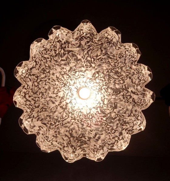 Image 1 of MURANO Elegante hanglamp met verstelbare hoogte - merk Sylcom uit de jaren 90 - handgemaakt - gemaakt in Italië / NIEUW