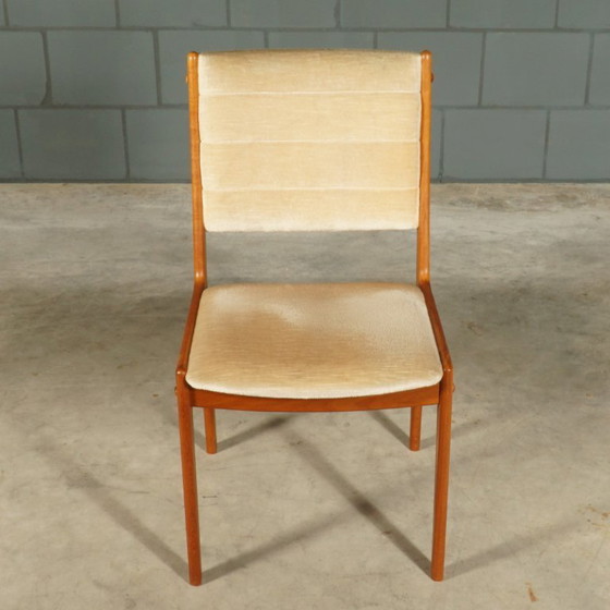 Image 1 of Mid-century teak dining set – table – 4 chairs