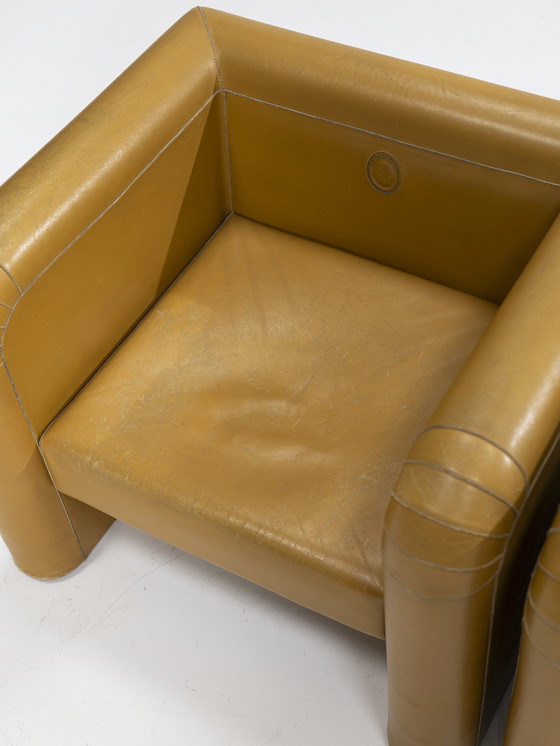 Image 1 of 2x Rare Armchairs by Trussardi, Italy, 1970s