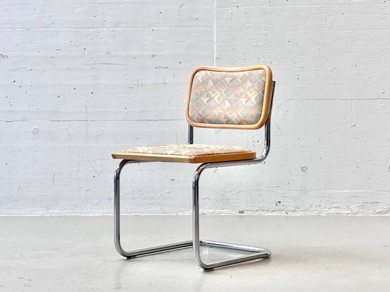 Italian Vintage Cantilever Chair in Bauhaus Style, Made in Italy – Side chairs, Wood (photo 3 of 14)
