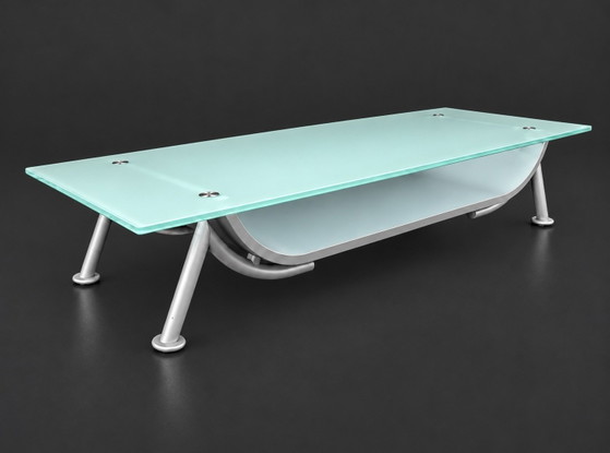 Table basse Leolux Rooby, Tables basses, Verre, Métal, Transparent (photo 4 sur 6)