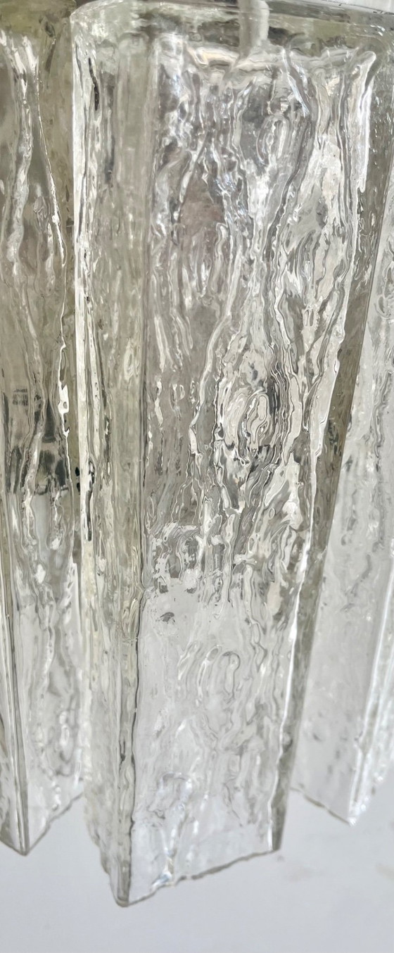 Image 1 of Kaiser Leuchten, modello in vetro di murano per il ghiaccio, anni '70