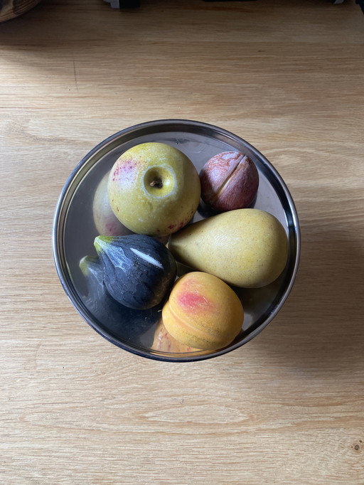 Murano glass fruit Midcentury Very real