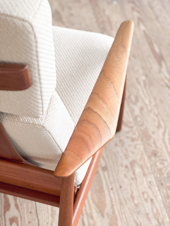 Image 1 of Mid-Century Danish Lounge Armchair in Teak FD 164 by Arne Vodder for France and Son., Denmark, 1960s