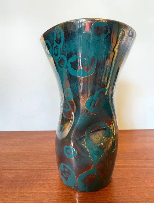 Vase Arts Céram Grand Feu Art Déco