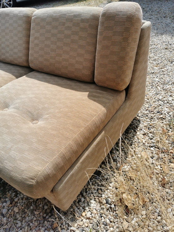 Vintage Sofa Leolux 704 – 2 seaters, Textile, Wood (photo 5 of 10)