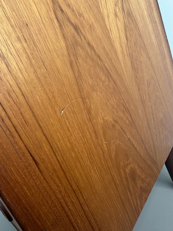 Image 1 of Commode vintage danoise en teck, style scandinave rétro, milieu du siècle.
