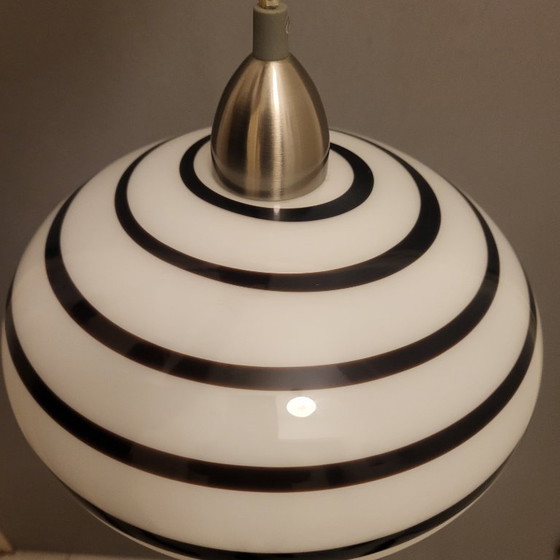 Suspension boule zébrée, Eglo Leuchten, vintage – Lampes, Céramique (photo 8 of 10)