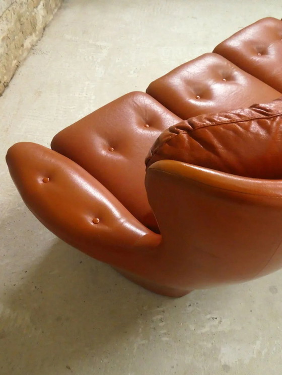 Space Age Sofa Cognac – Cadestin, 3-5 Sitzer Sofas (photo 6 of 12)