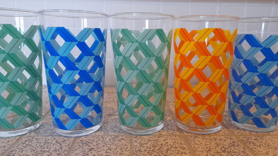 Image 1 of Set Of 5 Drinking Glasses