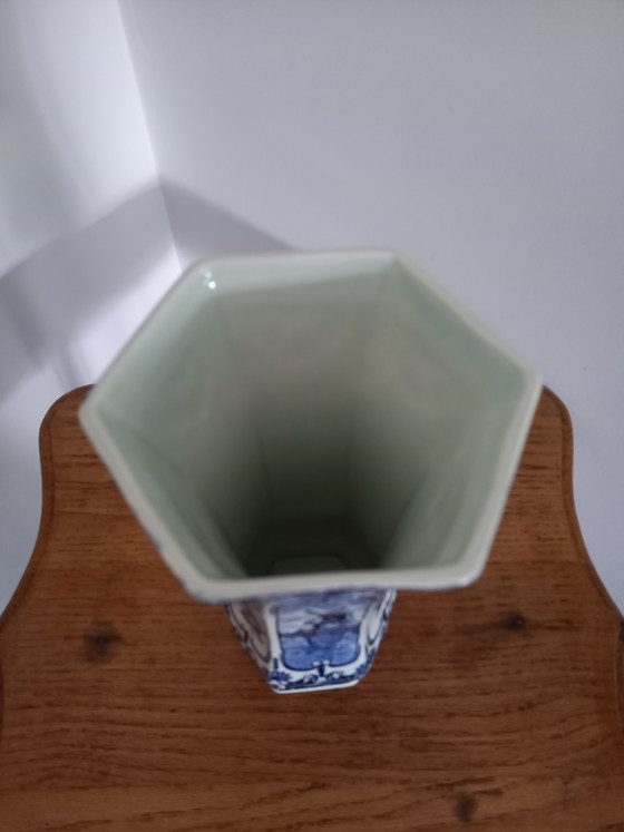 Image 1 of Delfter blaue Vase, Royal Boch