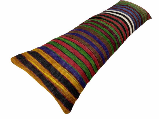 Image 1 of Unique Kilim & Carpet Cushion Cover – 120 x 40 cm