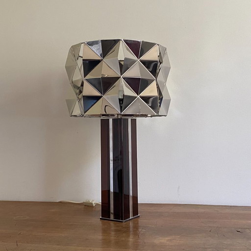 Kinetische Lampe. 1970. Getöntes Plexiglas. Weltraumzeitalter.