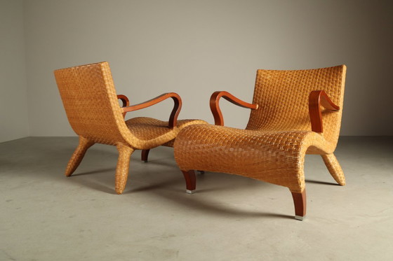 Image 1 of Ensemble de deux fauteuils lounge Antonio Citterio 'Compagnia delle Filippine', B&B Italia, 1993