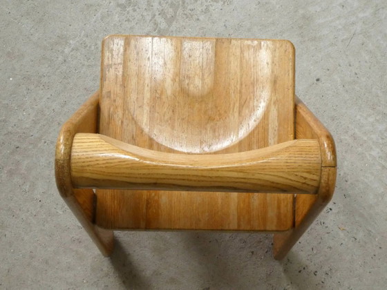 Sedia per bambini in pino di Pierre Grosjean, Belgio, 1970 – Sedie da pranzo, Legno, Vintage (photo 7 of 9)