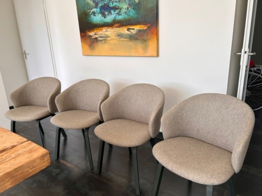 Set di 4 sedie di design Arco Close – comfort scandinavo