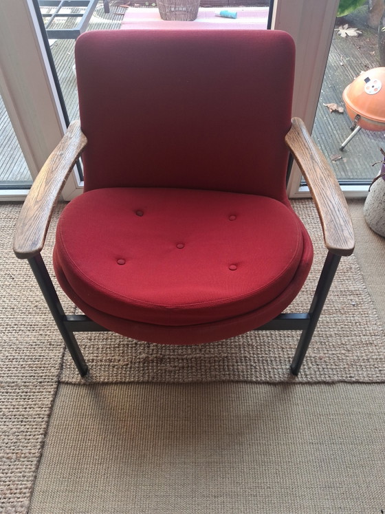Poltrona Kofod Larsen. – Poltrone, Cotton, Metal (photo 5 of 5)