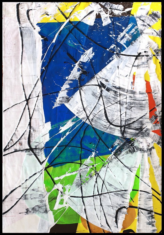 Image 1 of Jürgen Angeler - The Blue Dimension - 200 x 140 cm