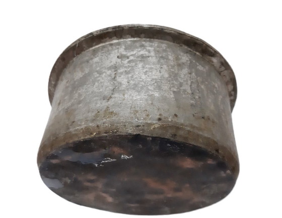 Image 1 of Pot en cuivre antique de la fin du XIXe siècle, étamé