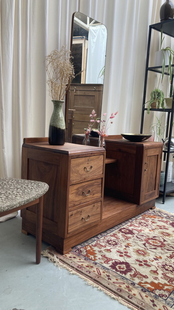 Image 1 of coiffeuse Art déco du milieu du siècle