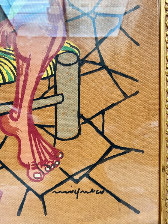 Giuseppe Migneco Lithographie 1980er Jahre, Gemälde & Zeichnungen (Foto 3 von 3)