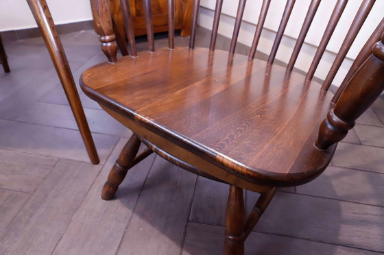 Image 1 of Juego de dos sillones de madera con mecanismo de retorno automático