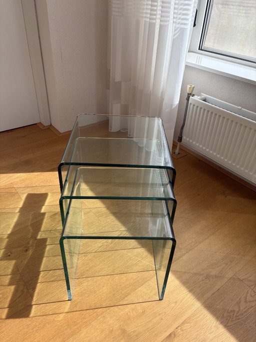 Framati Bridge Glass Side tables