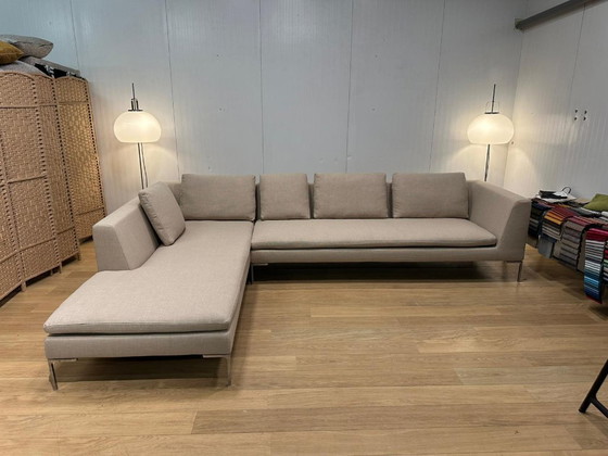 NEW B&B Italia Charles Corner Sofa + WARRANTY, Other, Metal, Beige (photo 7 of 11)