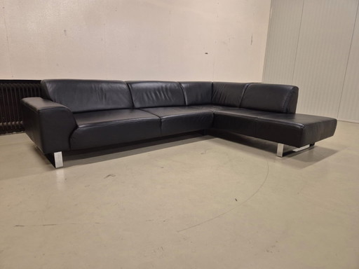 Montel Romero - Hoekbank - Zwart - Leer - Design - Sale