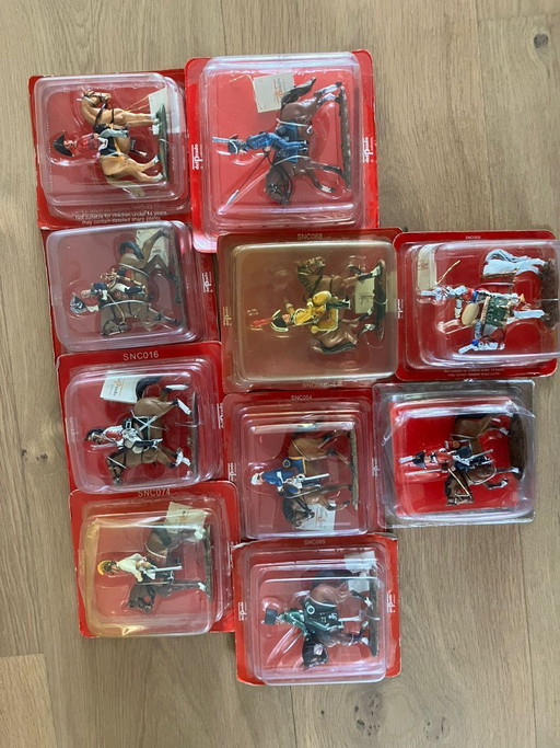 Serie completa Del Prado “Cavalleria delle guerre napoleoniche”, 100 pezzi