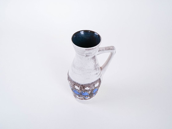 Image 1 of Keramikvase mit Henkel, deutsches Design, 1960er Jahre, hergestellt in Westdeutschland