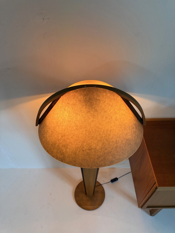 Image 1 of Vintage adjustable alder floor lamp, Domus ‘80