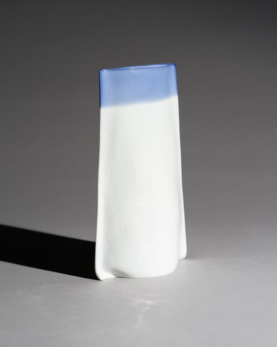 Image 1 of Johan van Loon x Rosenthal Studio-Line Glossy Paper Porcelain Vase Duo Maritime
