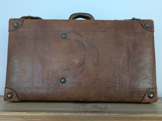 Image 1 of valise en cuir vintage