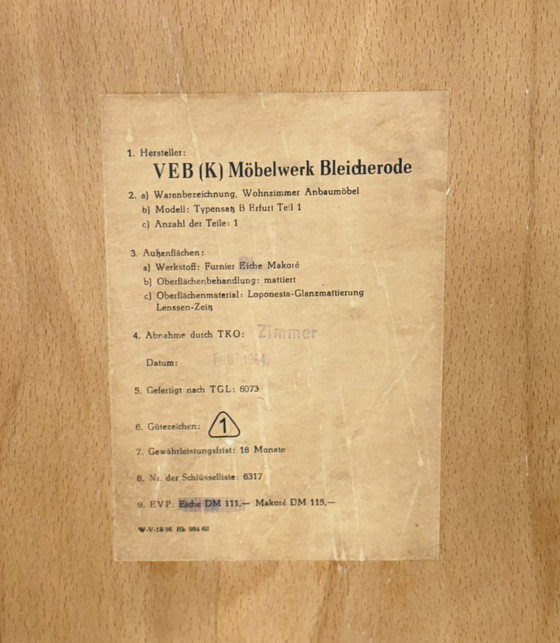 Image 1 of Vetrina di metà secolo, credenza, credenza espositiva, scaffale, vintage 1964