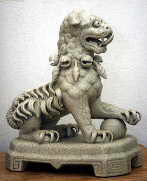 Vintage Keramische Foo Dog – Bondia Ceramicas (Manises, Spanje) – Jaren '60/'70 – Decoratieve objecten (photo 3 of 11)