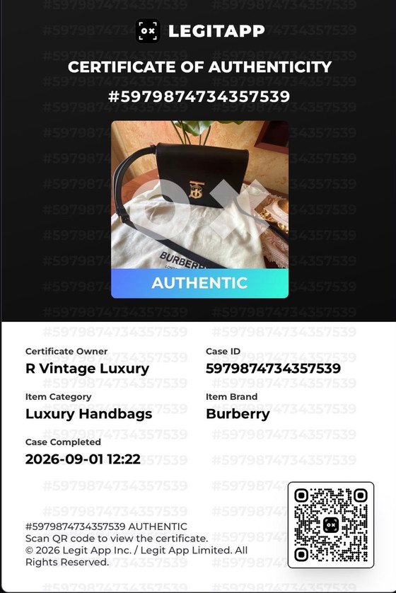 Burberry TB Shoulder Bag Small – Schoudertassen, Leer, Metaal (photo 14 of 14)
