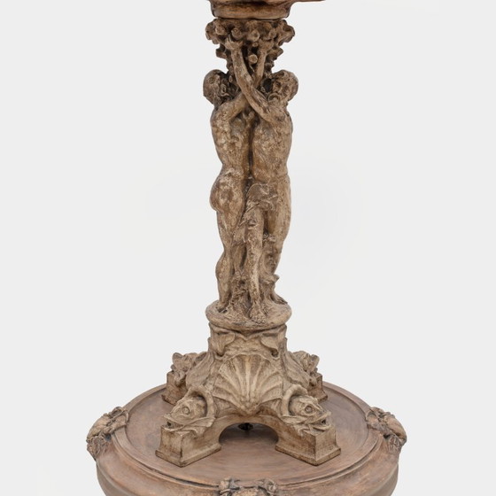 Image 1 of Fontaine en terre cuite italienne de style néo-Renaissance. Toscane, début du XIXe siècle.