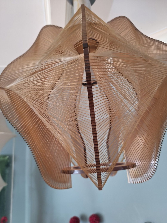 Lampada a sospensione disegnata da Paul Secon per Sompex. – Lampade a sospensione, Plastica, Plexiglass (photo 3 of 5)