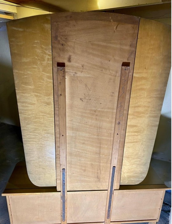 Image 1 of Toletta vintage con specchio a tre pezzi – stile Art Déco (anni '40-'50)