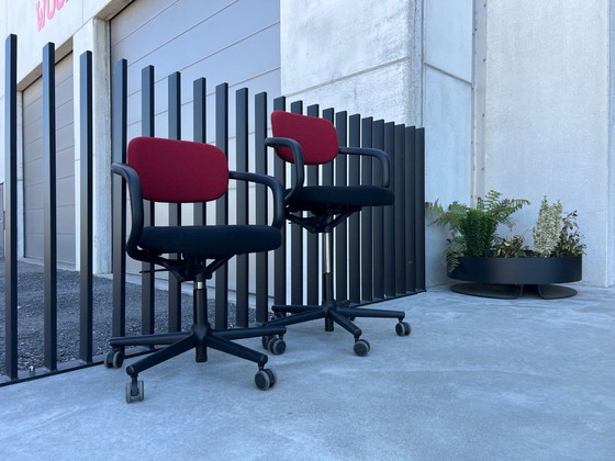 Image 1 of 2x Vitra Allstar Office Chairs