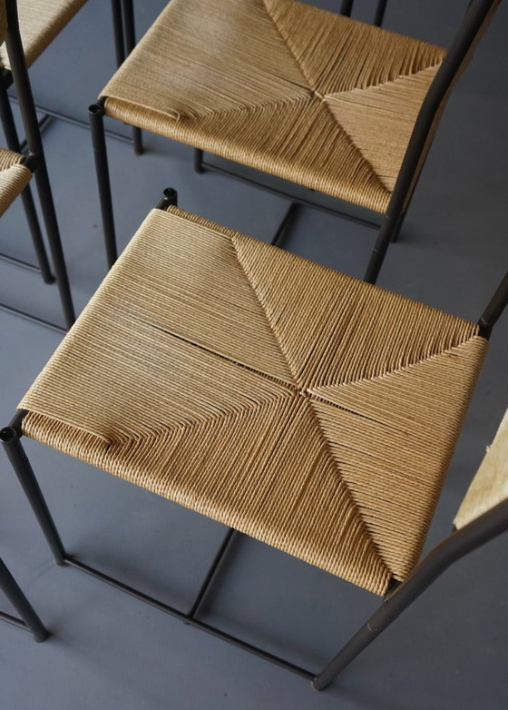 Image 1 of Set di 6 sedie da pranzo 'Paludis 150' di Giandominoco Belotti per Alias ​​Italia, anni '80