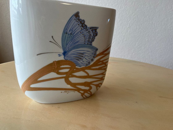 Ciotola decorativa + Vaso con motivi a farfalla – Rosenthal, Vasi, Porcelain (photo 3 of 7)
