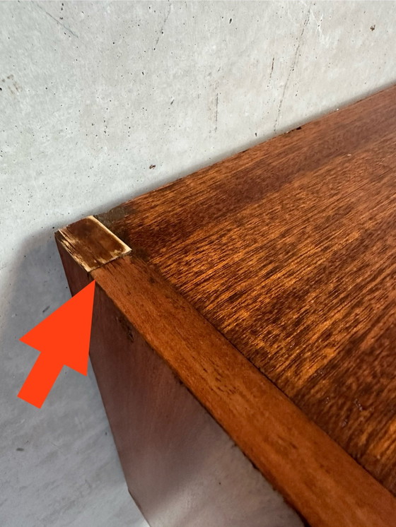 Image 1 of Mueble de pared de estilo moderno de mediados de siglo - teca