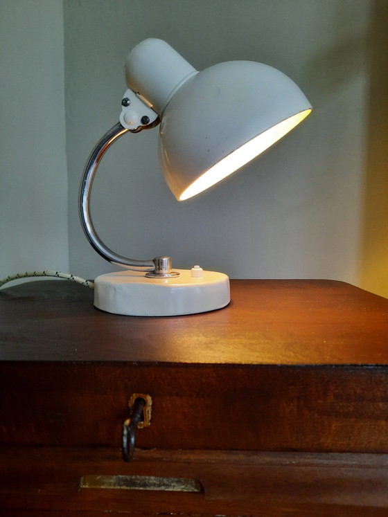 Kaiser iDell 6722 Table lamp, Art Deco, 1930s – Chrome, Metal (photo 5 of 14)