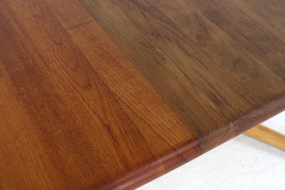 Image 1 of Glostrup oval 2x extendable dining table Danish design