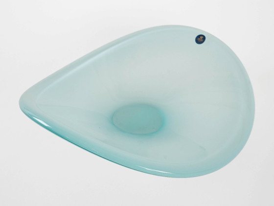 Image 1 of Plato de cristal, diseño danés, década de 1960, fabricado por Royal Copenhagen