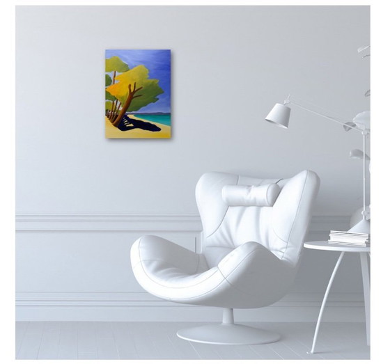 Image 1 of Öl auf Leinwand. Größe 46 x 33 cm.